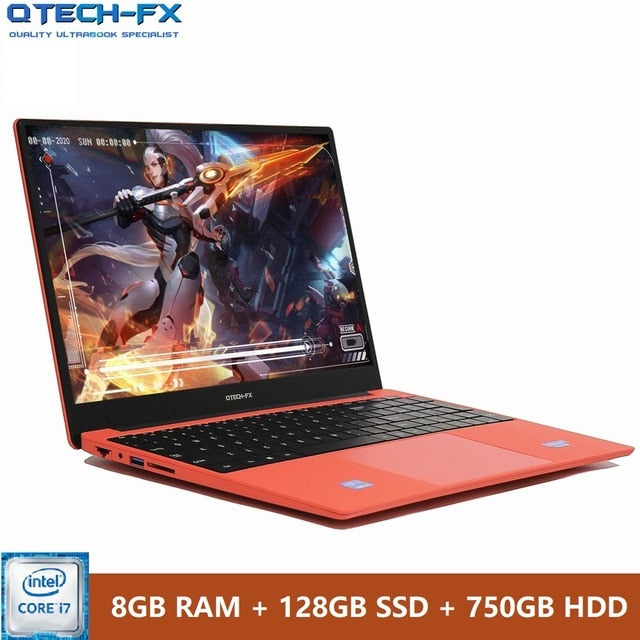 i7 15.6" Laptop 750GB HDD+128GB SSD 8GB RAM